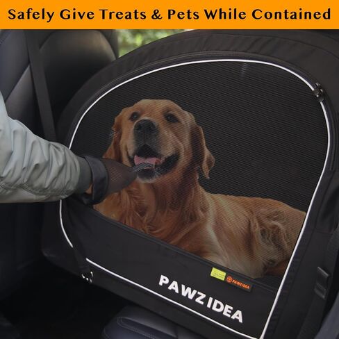 عربة القطط PAWZIDEA 4 في 1، عربة الحيوانات الأليفة للكلاب الصغيرة والمتوسطة مع حامل قابل للفصل، مظلة سهلة القفل بدون سحاب، مقعد سيارة للكلاب بحزام الأمان، منزل مريح، عربات ركض للكلاب قابلة للطي، سلة تخزين كبيرة in Kuwait