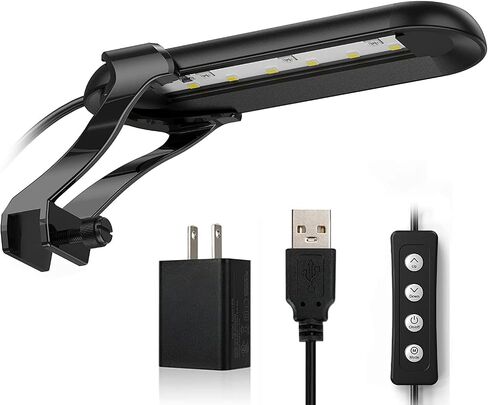 Nano Fish Tank Clip on Light with Timer LED Aquarium Light Full-Spectrum 3 Modes 5 Brightness Dimmable,Memory Function Flexible Gooseneck White+Red+Blue LED Aquarium Plant Lamp (6W for 6-12inch) in Saudi Arabia