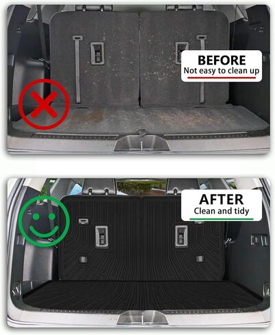 Cargo Liner Compatible with 2021-2024 Chevrolet Trailblazer AWD Trunk Mat Cargo Mat Back Seat Cover Protector Dog Liner Pet Mat Cargo Trunk Liner(Backrest Mats+Trunk Mat) in Kuwait