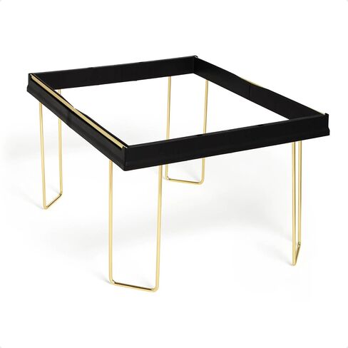 Smead Adjustable Hanging File Folder Frames, 13" W x 9.25" H x 16"-24" L, Black and Gold, Letter Size (64853) in Saudi Arabia