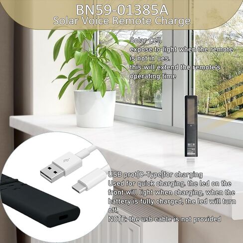 BN59-01391A Solar Voice Remote Compatible with Samsung TVs 2021 2022 2023 Neo LED Smart 4K Ultra HD TV, Replacement for Samsung Frame TV Remote with Voice, 4 Shortcut Buttons, White, 5 Years Warranty in Kuwait