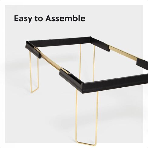 Smead Adjustable Hanging File Folder Frames, 13" W x 9.25" H x 16"-24" L, Black and Gold, Letter Size (64853) in Saudi Arabia