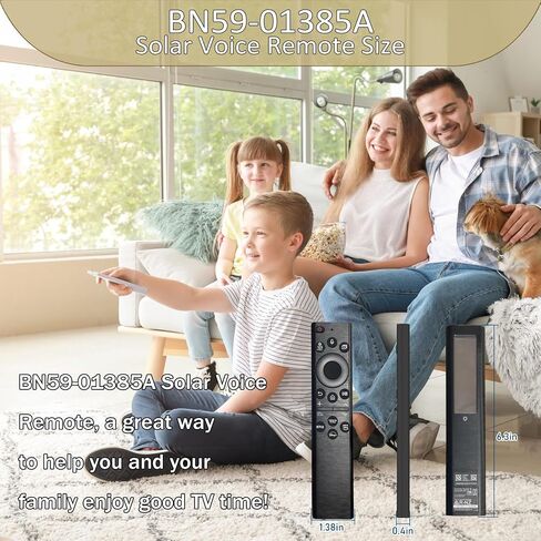 BN59-01391A Solar Voice Remote Compatible with Samsung TVs 2021 2022 2023 Neo LED Smart 4K Ultra HD TV, Replacement for Samsung Frame TV Remote with Voice, 4 Shortcut Buttons, White, 5 Years Warranty in Kuwait