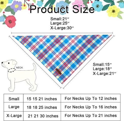 DOGWONG Gril Dog Bandanas 2 Pack, Pink Flower Print Triangle Reversible Rabbit Carrot Pet Scarf Durable Female Bandana for Small and Medium Dogs (Small) in Saudi Arabia