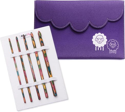 Knitpro Zing مجموعة خطاف الكروشيه Deluxe 1 | 9 أحجام أمريكية (2 مم إلى 6 مم) in Kuwait