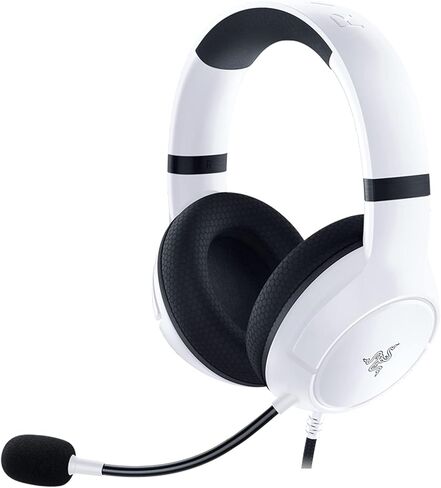 Razer Kaira X Wired Headset for Xbox Series X|S, Xbox One, PC, Mac & Mobile Devices: Triforce 50mm Drivers - HyperClear Cardioid Mic - Memory Foam Ear Cushions - On-Headset Controls - Black (Renewed) in Saudi Arabia
