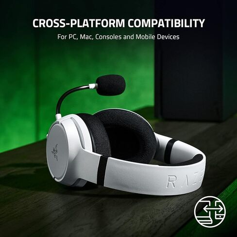 Razer Kaira X Wired Headset for Xbox Series X|S, Xbox One, PC, Mac & Mobile Devices: Triforce 50mm Drivers - HyperClear Cardioid Mic - Memory Foam Ear Cushions - On-Headset Controls - Black (Renewed) in Saudi Arabia