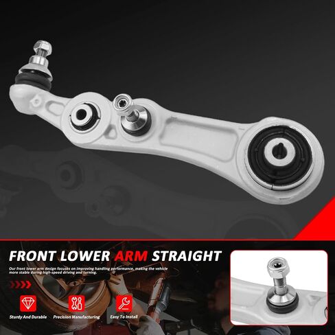 Front Right Lower Control Arm Set for Mercedes-Benz C E Class S205 C205 W213 A238 C180 C200 C300 E200 E260 E300 Replace# 2053302007 2053306610 in Saudi Arabia