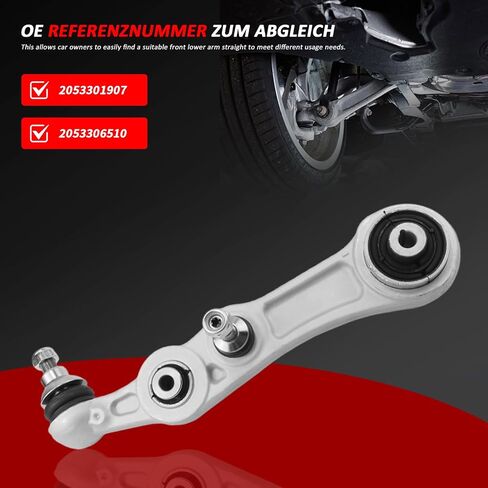 Front Right Lower Control Arm Set for Mercedes-Benz C E Class S205 C205 W213 A238 C180 C200 C300 E200 E260 E300 Replace# 2053302007 2053306610 in Saudi Arabia