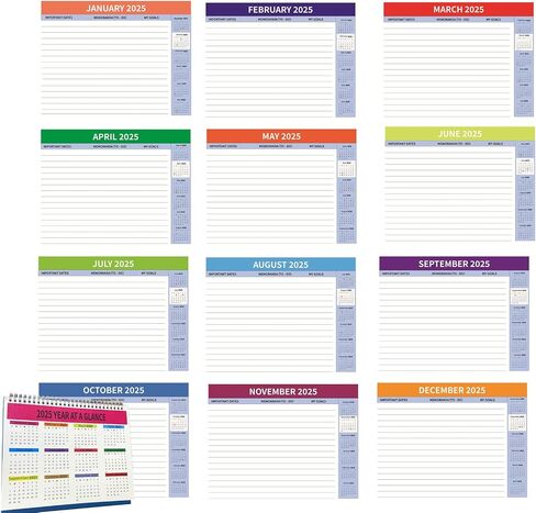 Small Desk Calendar 2025,Desk Calendar 2025 Standing Flip,January to December;Standing Desktop Calendar 2025 with To Do List,Julian Dates, US Holidays Marked, phases of the moon dates in Saudi Arabia
