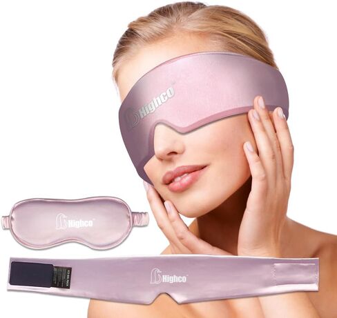 Multifunction Migraine Relief Cap Ice Head Wrap Headache and Migraine Cold Hat,Cooling Gel Headband Neck Ice Wrap for Tension,Puffy Eyes,Stress & Hangover,Migraine Cap (Ice Blue) in Saudi Arabia