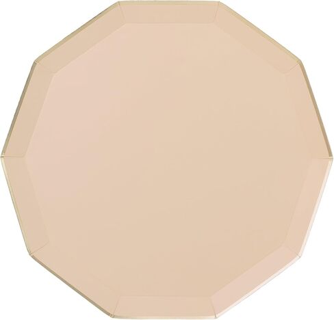 Sprinkles & Smiles Large Rainbow Paper Plates | Disposable Plates for Holiday, Christmas, Birthday, Pride Event | Eco - Friendly Dinner Plates, Multicolor, Pack of 8, 10.5" D in Kuwait