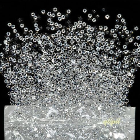 32000PCS 3mm White Resin Rhinestones for Crafting Pure White Flatback Jelly Resin Stones Big Bulk SS10 Non-Hotfix Diamonds Gems for Nails Face Eyes Makeup Body Mugs Tumblers Bottles DIY Crafts in Saudi Arabia