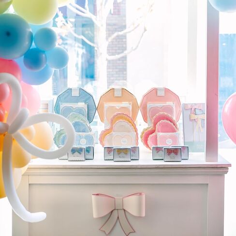 Sprinkles & Smiles Large Rainbow Paper Plates | Disposable Plates for Holiday, Christmas, Birthday, Pride Event | Eco - Friendly Dinner Plates, Multicolor, Pack of 8, 10.5" D in Kuwait