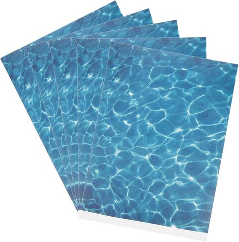 ملصق مياه تموج - 15pcs ورقة ملصق للاصق ذاتيا - تأثير تجمع DIY واقعية للديوراما ، النماذج المعمارية والمناظر الطبيعية المصغرة 11.5x8.25 في in Kuwait