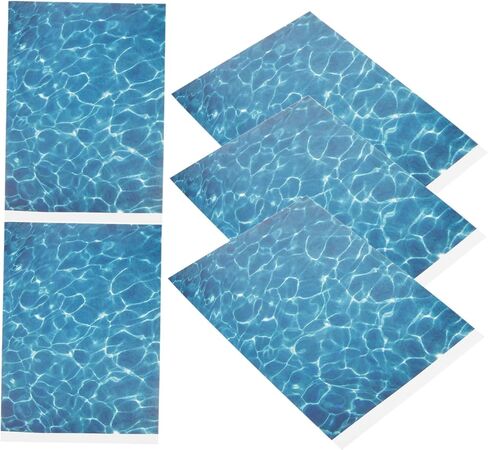 ملصق مياه تموج - 15pcs ورقة ملصق للاصق ذاتيا - تأثير تجمع DIY واقعية للديوراما ، النماذج المعمارية والمناظر الطبيعية المصغرة 11.5x8.25 في in Kuwait