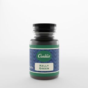 Conklin Bottled Ink (Kelly Green) for Fountain Pen - 60 ml Bottle, 1 Count (Pack of 1)