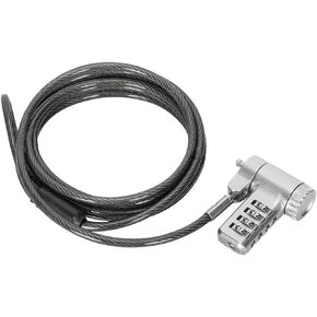 Targus DEFCON Ultimate Universal Resettable Combination Lock, Bulk (ASP96RGLX)