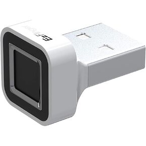 EzFinger Fingerprint USB Key for Windows 7, 8, 8.1 & 10, Windows Hello, File encryption, Folder Lock, Biometric Authentication