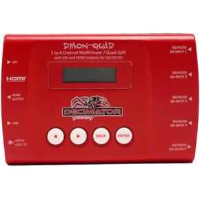 Decimator DMON-Quad 4-Channel 3G/HD/SD-SDI جهاز عرض متعدد سبليت رباعي مع مخرجات HDMI in Kuwait