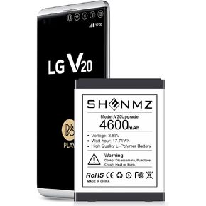 SHENMZ LG V20 Battery, 2023 New Replacement Battery for LG V20 BL-44E1F H910 H918 LS997 US996 VS995/V20 BL-44E1F Spare Battery…