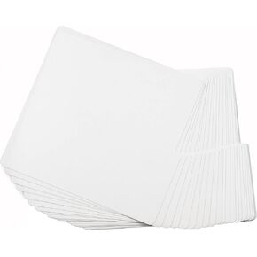 Crosley AC1054A-WH Vinyl Record Dividers with Customizable Label Stickers, White