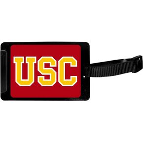 Siskiyou Sports Unisex NCAA USC Trojans Luggage Tag, Black, 3.25"