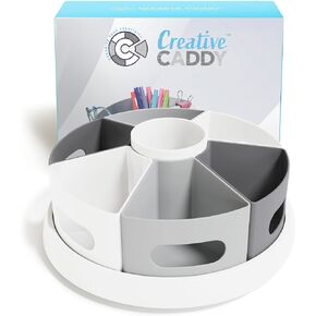 Rotating Art Supply Organizer, Crayon Holder for Teacher Supplies, Kids Desk Organizer Storage, Homeschool Supplies, Pencil Marker Art Caddy, Classroom Organization