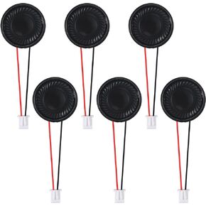 6Pcs 8 Ohm 2W Speaker 8ohm Round 28mm Loud Speakers Compatible with Small Loudspeaker Audio MP3 MP4 Player Speaker