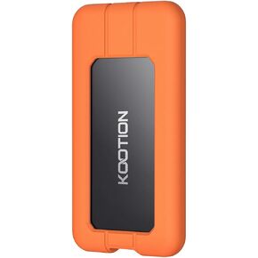 KOOTION Portable SSD 1TB USB-C Up to 2000MB/s USB 3.2 External SSD USB 3.2 Gen 2x2 Portable Solid State Drive with Protective Case Shockproof Waterproof Type-C External Solid State Drive for PC/Mac