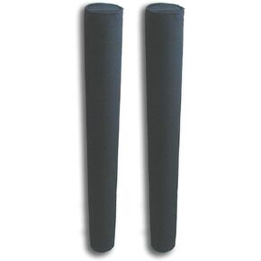 Mad Dog Boat Trailer Guide Pole Pad and Cover with Capped Ends | 36 Inch | Black | Heavy Duty UV Fade Proof Canvas | Set of Two