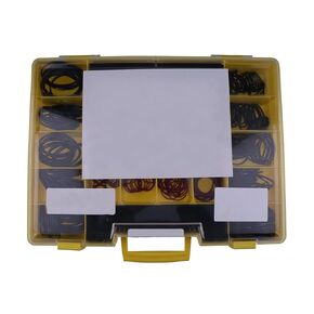 FridayParts 580 Pcs Seal O-Ring Kit 4C-4782 4C4782 270-1528 4J-0523 Compatible for CAT Caterpillar SAE STOR ORFS 61 62 Nitrile 90