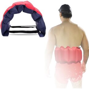 Swim Belt Inflatable Swimming Float Belt Back Float Safety Swim Trainer Adjustable Pool Waist Flotation Aid Portable for Kids Adults