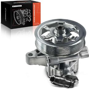 A-Premium Power Steering Pump, with Pulley, Compatible with Honda Accord 2008 2009 2010 2011 2012, 2.4L, Replace # 21-5495, 56100R40A03