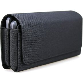 Dual Phone Holster Pouch Case for 2 Phones, Double Decker Belt Clip Case for iPhone 15 Pro Max 15 Plus 14 Pro Max 14 Plus 13 Pro Max 12 Pro Max 11 Pro Max 8 Plus Samusng Galaxy S23 Ultra S23+