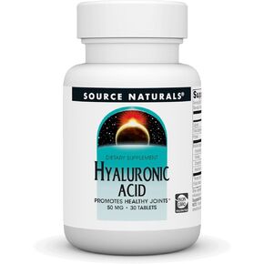 Source Naturals Hyaluronic Acid, 50mg, 60 Tablets