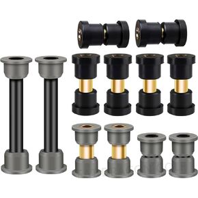 Club Car Precedent Bushing Kit-Polyurethane, Front Suspension & Rear Suspension and A Arm Bushing Kits, Suitable for Precedent 2004-Up, OEM #102506601, 102506401, 102956201, 102956201