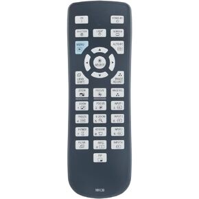MXCB Replacement Remote fit for SANYO Projector PLC-WM5500 PLC-ZM5000CL PLC-ET30L PLC-HF10000L PLC-XP100L PLC-XP200L PLC-HF15000L PLC-HP7000L PLC-XM150 PLC-XM1500C PLC-XP2000CL