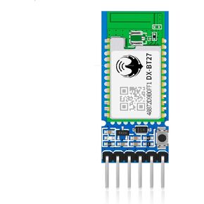 A Pair of DX-BT27-A Bluetooth Module Long Range Up to 420m BLE 5.1 Wireless Bluetooth TF Transceiver Module for Arduino Compatible with Android/iOS, Including Master and Slave
