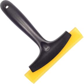 Car Window Rubber Squeegee, 5.5-inch Hard Water Blade Scraper for Mirror, Vinyl Wrap, Tint, Glass, Bathroom, Shower, Yellow in Kuwait