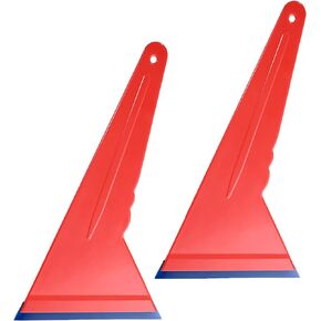 NEWISHTOOL Window Tint Tools 2 PCS Slammer Handle Squeegee with 6.3" Insert Rubber Blade for All Side Door Windows and Back Windshield, Ultra Slim Foot for PPF Film Installation & Water Removal