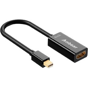Mini Display Port to HDMI 4K@30HZ, Gold Plated Mini Displayport(Thunderbolt Port) to HDMI Converter Adapter 4Kx2K for Mac Book，Mac Book air, iMac, and More with MDP