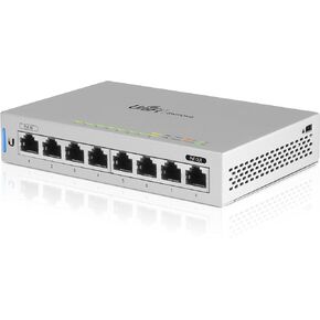 Ubiquiti UniFi US-8 PoE Powered 8 Port Managed Gigabit Switch with PoE Passthrough