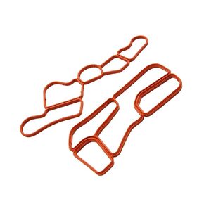 Engine Oil Filter Housing Gasket Set 2721840080 2721840280 Cooler Engine Oil Filter Seal for Mercedes-Benz ML450 2010-2011 (Set of 2)