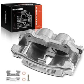 A-Premium Disc Brake Caliper Assembly with Bracket Compatible with Select Jeep Models - Commander 2006-2010, Grand Cherokee 2005-2010, Sport Utility - Front Driver and Passenger Side, 2-PC Set