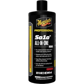 Meguiar's Professional So1o All-In-One M300 - SiO2-Based Formula Removes Paint Defects and Delivers Durable, Water-Beading Protection, Get Compounding, Polishing, and Protecting in One Step - 32oz