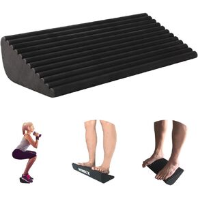 Squat Wedge and Slant Board for Calf Stretching, Foot Stretcher for Physical Therapy, Calf Stretcher for Improving Mobility Balance and Strength Performance