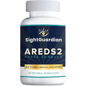 AREDS2 Based Eye Vitamin-Mineral Supplement (120 ct. 60 Day Supply) - AREDS2 Based Supplement for Eyes - Low Zinc Formula - Eye Vision Supplement and Vitamin