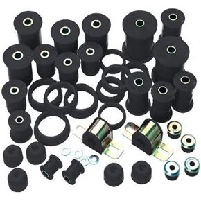 Daystar, Jeep CJ Super Kit Master Polyurethane Set, fits CJ5/7/8 1955 to 1975 4WD, KJ09001BK, Made in America, Black