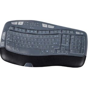 Keyboard Cover for Logitech K350 MK550 MK570, Ultra Thin Keyboard Cover Skin for Logitech K350 MK550 MK570 Keyboard Cover Protector, Logitech K350 MK550 MK570 Accessories, Rainbow